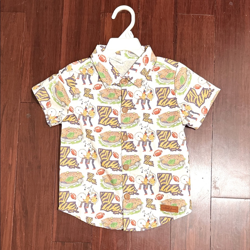 LSU Velvet Fawn 4t polo